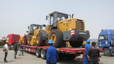 Wheel loaders shipped to African Client