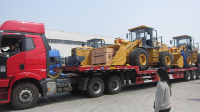 Wheel loaders shipped to African Client